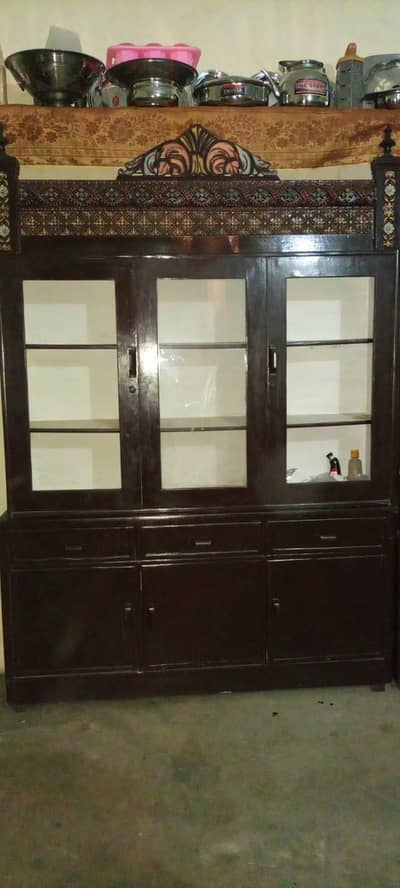 bed dressing table showcase