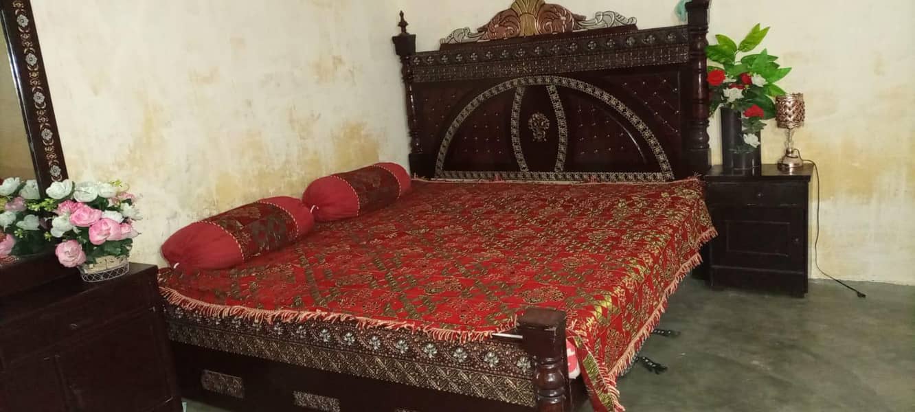 bed dressing table showcase 5