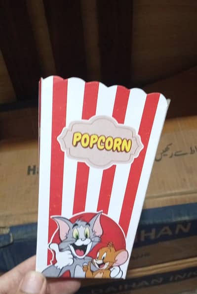 popcorn + fries dibbay(serving boxes)