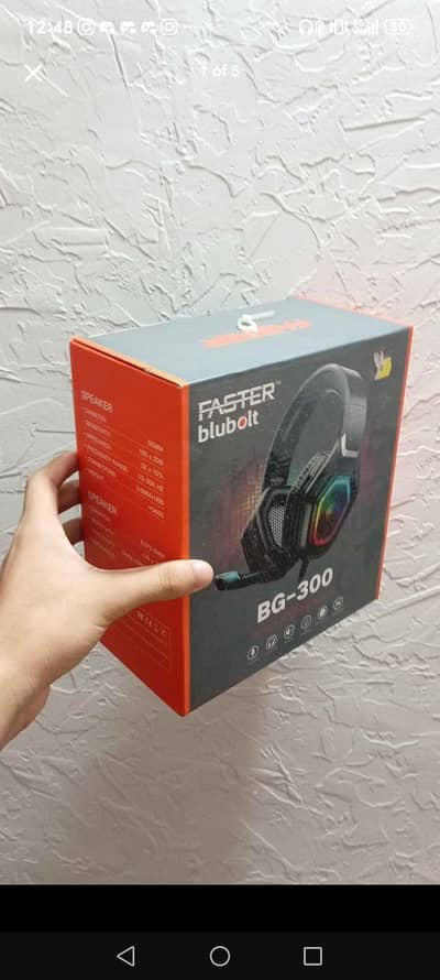 FASTER blubolt series BG-300 GAMING HEADPHONES