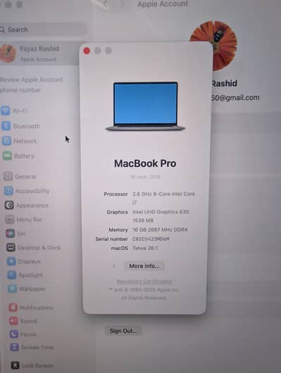 Apple MacBook Pro 16-inch (2019) – Core i7 / 16GB RAM / 512GB SSD