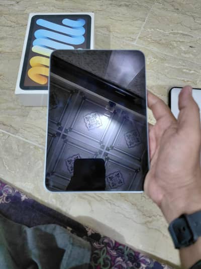 Apple iPad Mini 7 (128GB, Blue) with Apple Pencil Pro