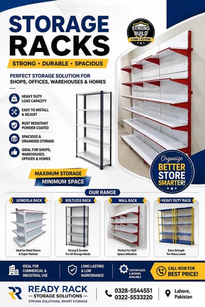 Mart Rack |wall Rack |pharmacy Rack| Industry Rack |Used Rack|