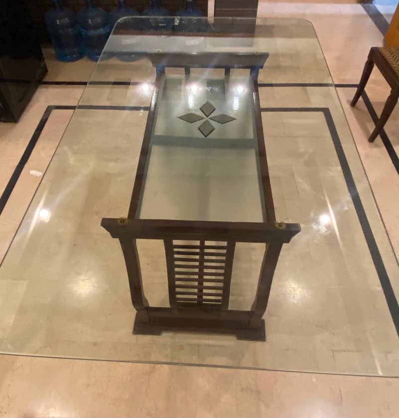 Wooden/Glass Dining Table 3