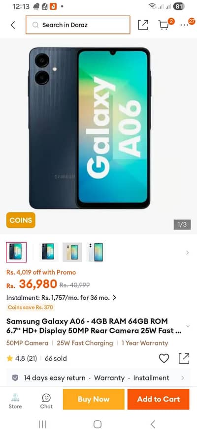 Samsung Mobile A06