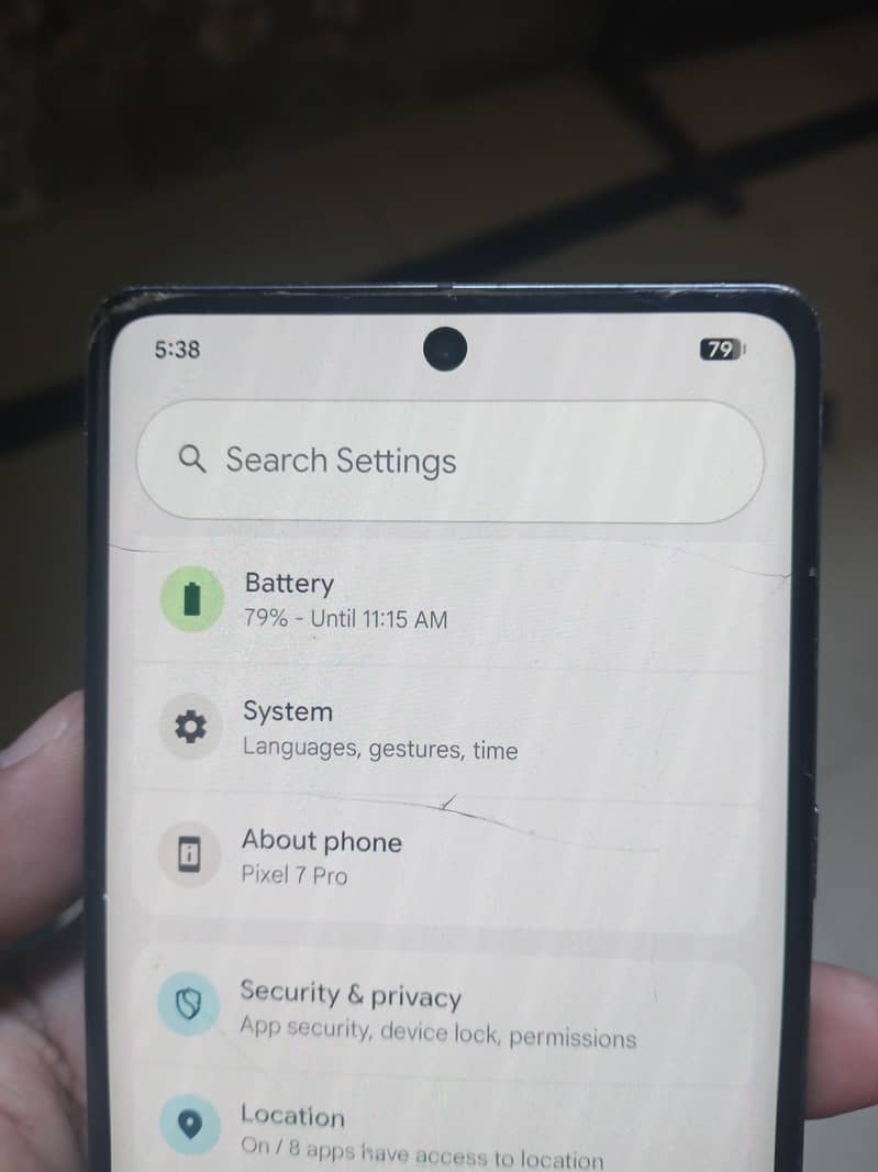 Google Pixel 7 Pro 8