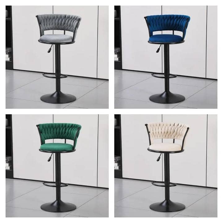 Bar stool height adjustable bench 13