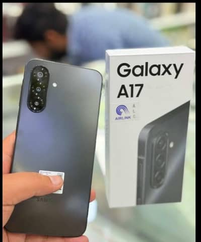 Samsung Mobile Galaxy A17 8/256.7 days used. 03066641229 black color