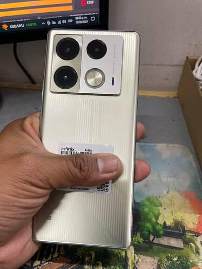 Infinix Note 40 Pro with box ,charger & power bank