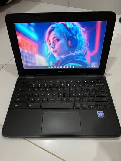 Dell Chromebook Built-in Playstore Condition Good With Charger