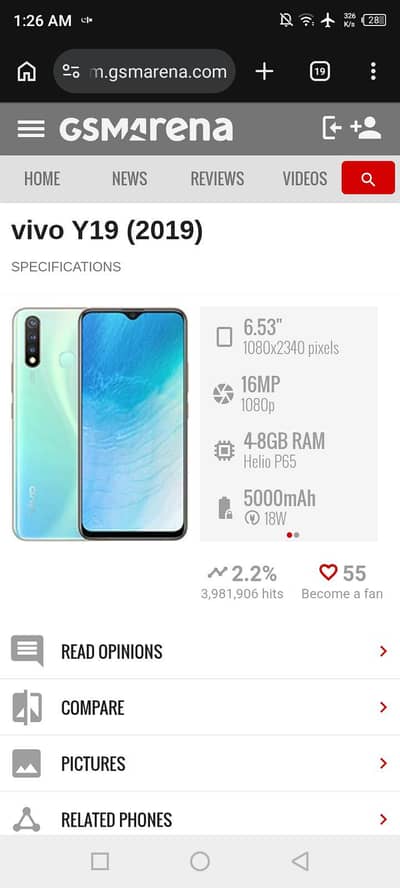 vivo Y 19  ok set