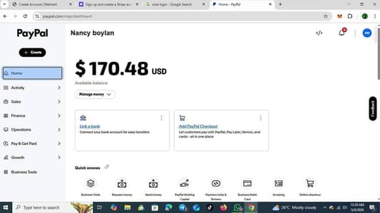 Offering a online work