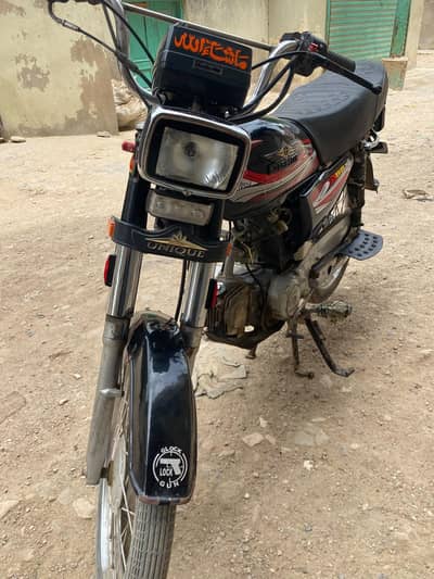 unique bike 2008 model all ok condition