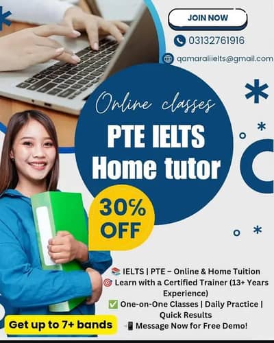 IELTS PTE ONLINE CLASSES HOME TUITION