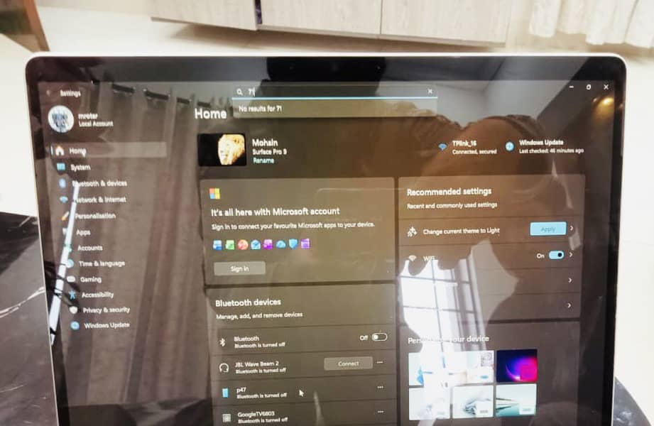 Microsoft Surface Pro 9 tablet without keyboard (typecover) 3
