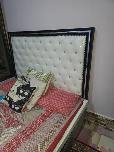 New bed with Storage   only 6 months used ۔۔