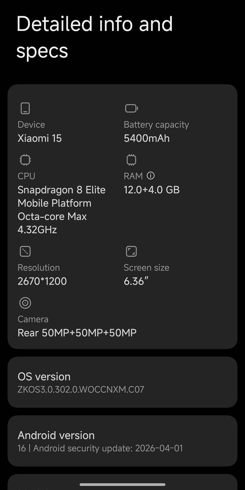Xiaomi 15 5