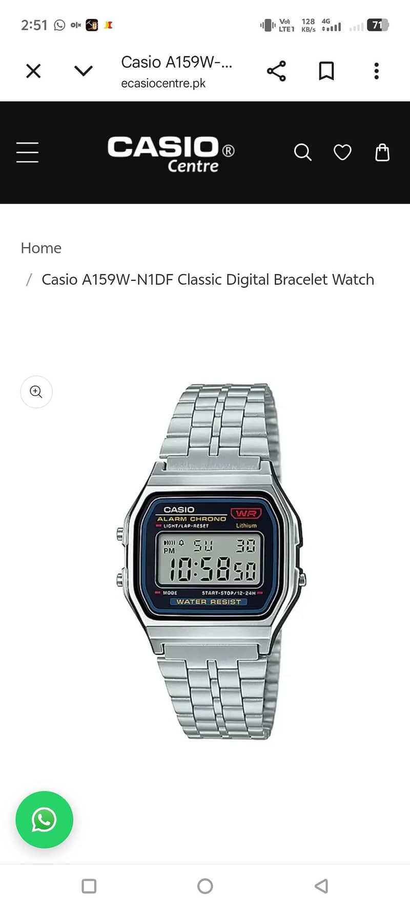 casio a159w 0