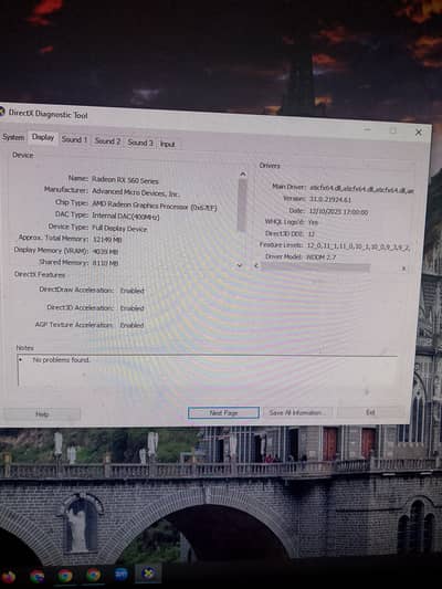 Rx 560 with artifact problem