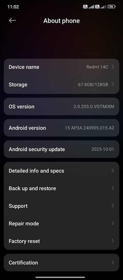 Xiaomi Redmi 14C