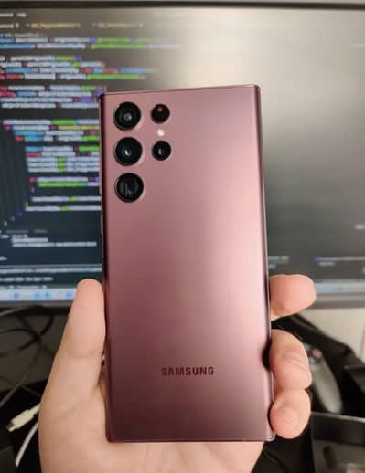 S22 Ultra 12/512 Dual Sim Official Aproved 10/9.9 Condition But All ok