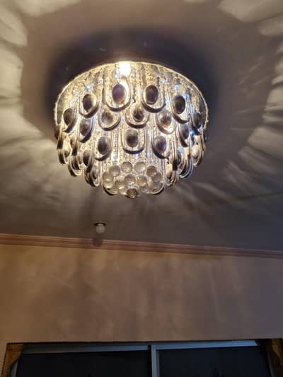 Beautiful Chandelier (Fanoos) with multiple lightning options & music
