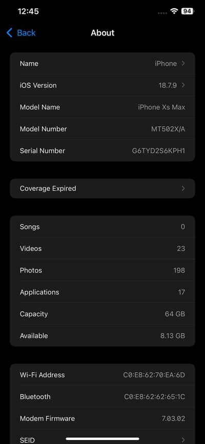 Apple iPhone XS Max