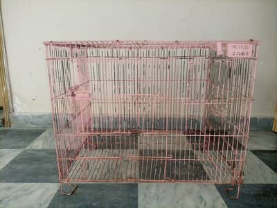 Double door double breeder box Cage
