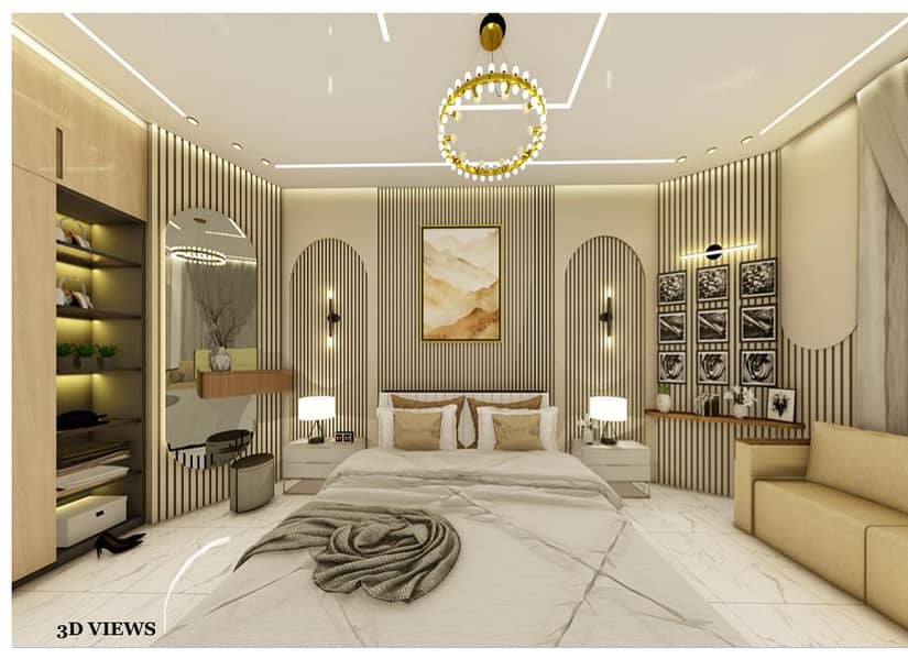 Interior design with layout 0