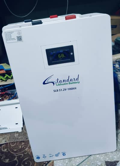 48V 100Ah Lithium Battery smart bms wall mounting