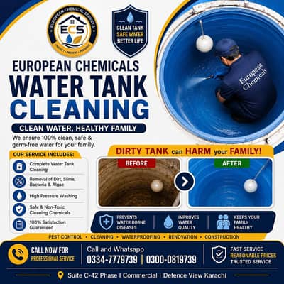 Water Tank Cleaning | Waterproofing Services | Plugging & Repair |
