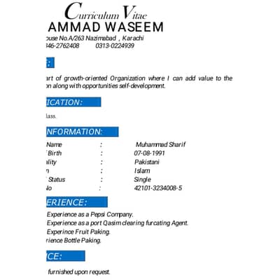i need job