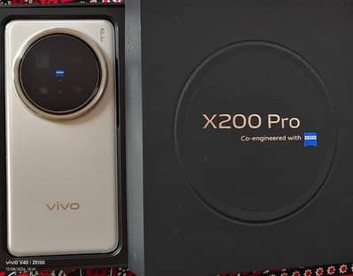 Vivo x200 Pro 16gb ram 512gb memory complete box