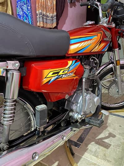 Cg 125 2026 Model Red Colour
