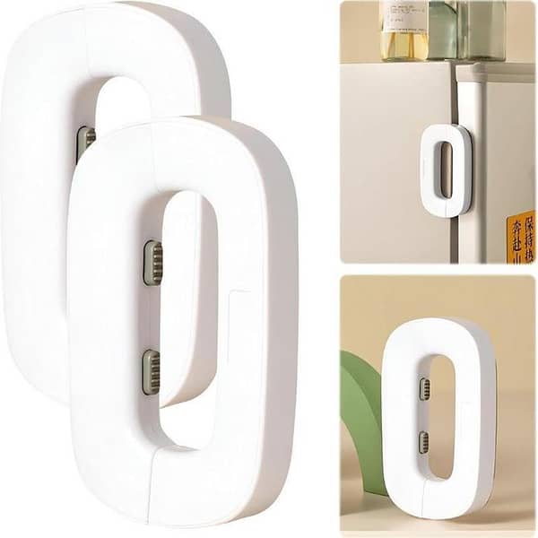 Child Safety Refrigerator Lock | Baby Proof Double Button Fridge Lock