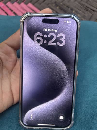 Apple iPhone 15 Pro Blue Titanium Scratch Piece