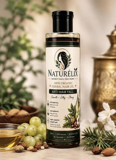 Naturelix Organic Herbal Hair Oil 200ml