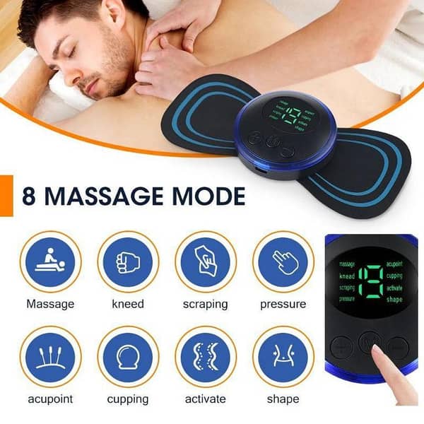 EMS Butterfly Portable Neck Vibrator | Mini Full-Body Muscle Relaxer