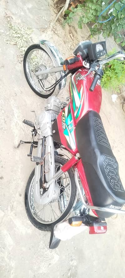 honda CD 70 red add 21/22 model