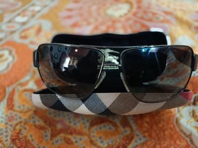 Authentic Burberry Premium Pilot Sunglasses (Model: B 3040)