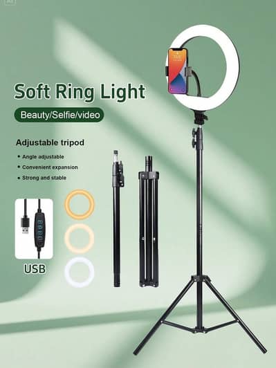 LED Ring light 26 Cm Metal stand