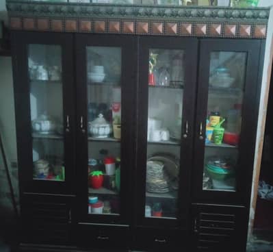 wooden showcase for sale