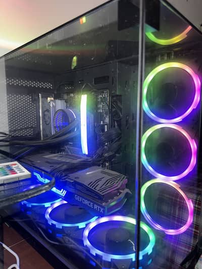 Gaming PC setup RTX 3080, ryzen 7, 32gb ddr5 ram etc