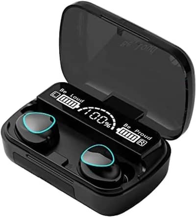 M10 TWS Wireless Earbuds | Heavy Bass & Emergency Powerbank