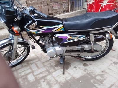 CG 125 BLK colour Good condition Karachi num