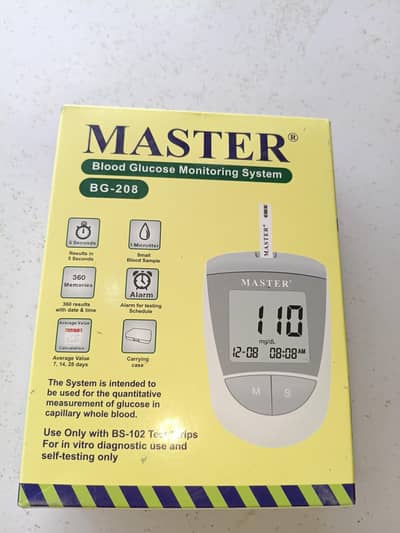 Master blood glucose system