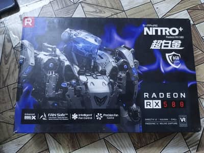Sapphire Nitro+ RX 580 8GB GDDR5 256-Bit Gaming Graphics Card