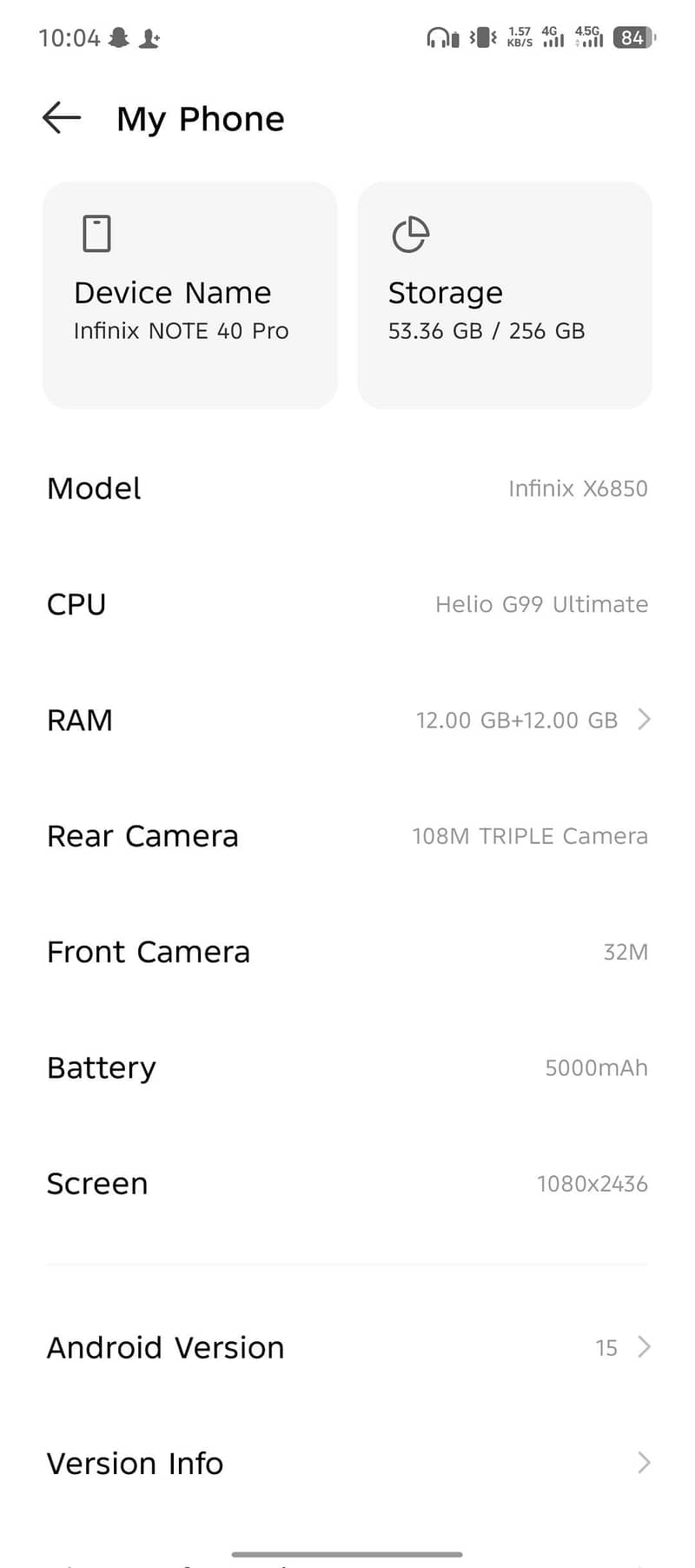 Infinix Note 40 Pro 0
