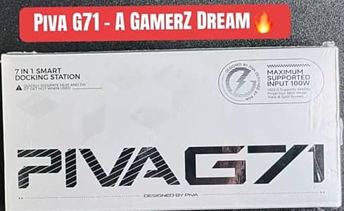 Piva G71 gaming splitter and Docking station