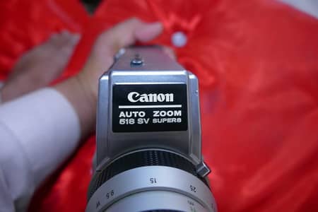 Canon Auto Zoom 518 SV Super 8 Film Camera - Working + Box + 2 Lenses